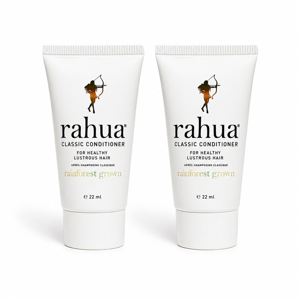 2 x Rahua Classic Conditioner Healthy Lustrous Rainforest Grown travel 22 ml.